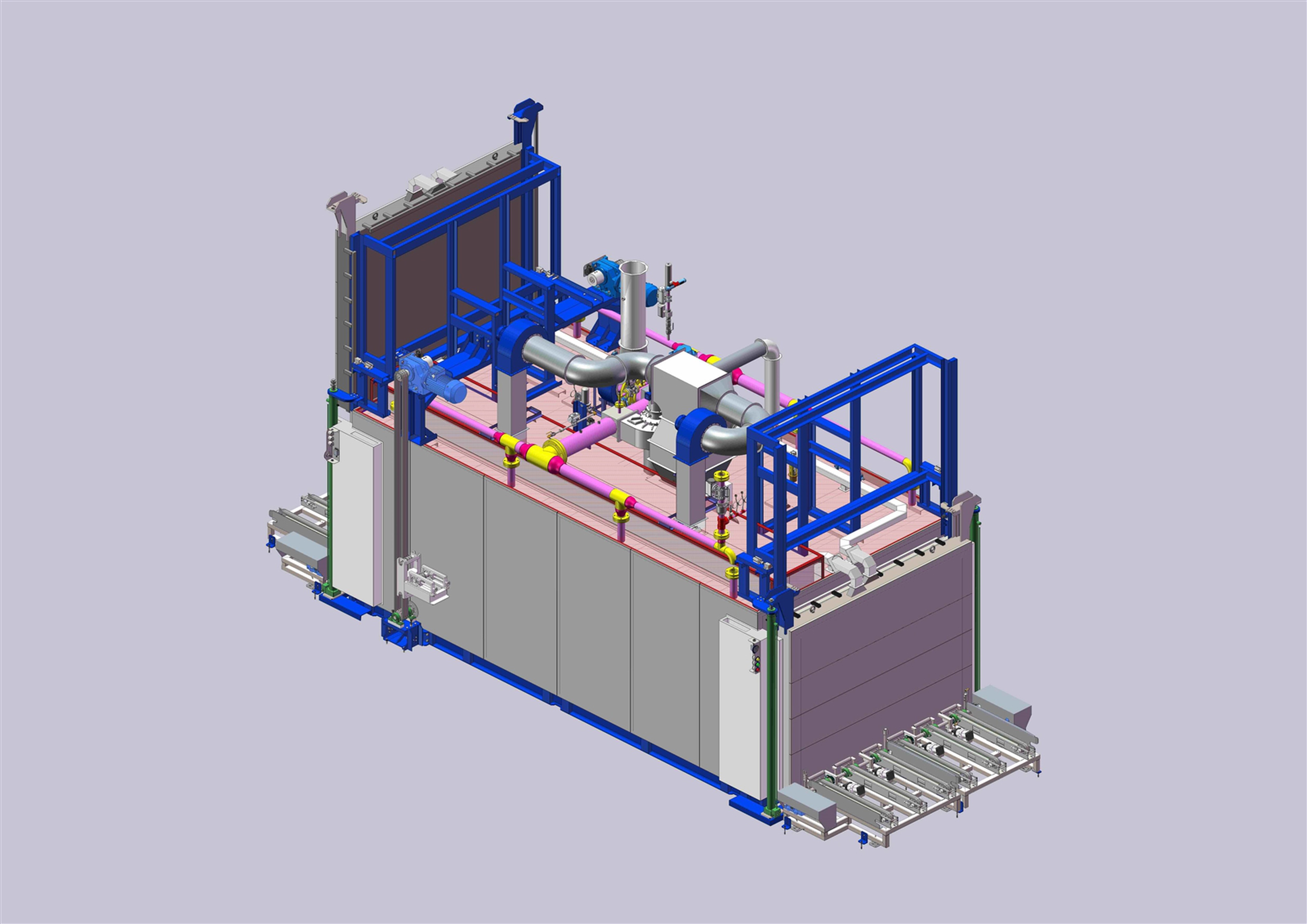 Disposable airway device EtO sterilization cabinet Disposable airway device EtO sterilization cabinet